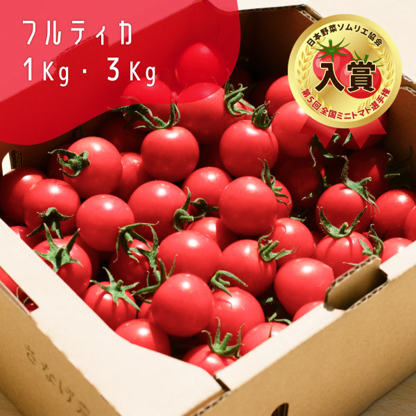 高糖度ミニトマト「瑞甘」 フルティカ  1kg・3kg